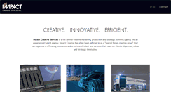Desktop Screenshot of impactcreative.net